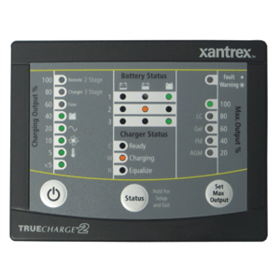 Xantrex Truecharge 2 Remote Panel 20 & 40 & 60 Amp (For 2Nd Gen), 808-8040-01, 715535897598