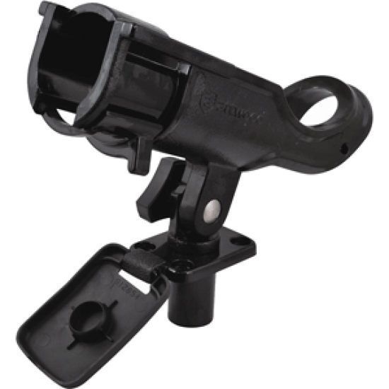 Attwood Heavy Duty Adjustable Fishing Rod Holder W/Flush Mount, 5014-4, 022697050144