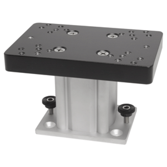 Cannon Aluminum Fixed Base Downrigger Pedestal - 4", 1904030, 029402032846