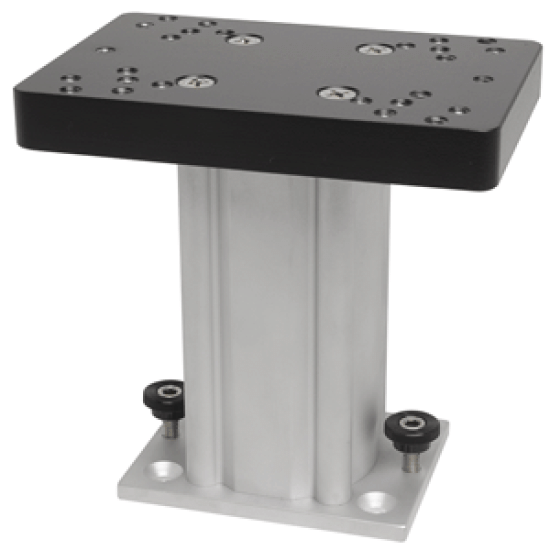 Cannon Aluminum Fixed Base Downrigger Pedestal - 6", 1904031, 029402032853