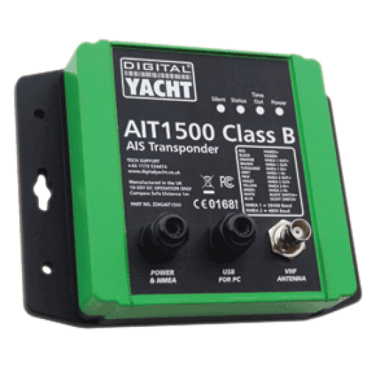 Digital Yacht AIT1500 Class B AIS Transponder w/Built-In GPS, ZDIGAIT1500, 081159830366