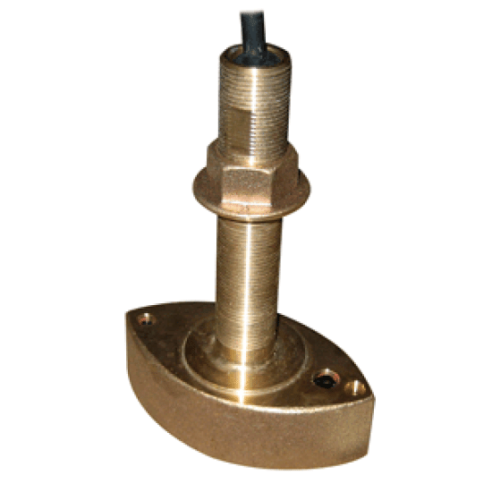 Furuno 525T-BSD Bronze Thru-Hull Transducer w/Temp, 600W (10-Pin), 525T-BSD, 611679247063