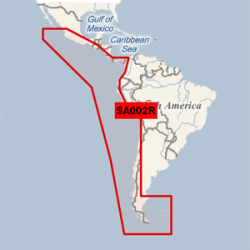 Garmin Bluechart  G2 - Hxsa002R - South America West Coast - Microsd/Sd