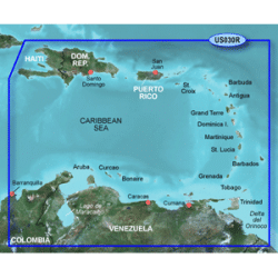 Garmin Bluechart  G2 - Hxus030R - Southeast Caribbean - Microsd/Sd