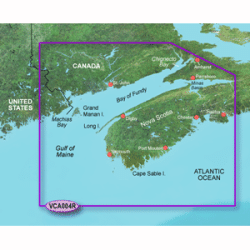 Garmin Bluechart  G2 Vision - Vca004R - Bay Of Fundy - Microsd /Sd