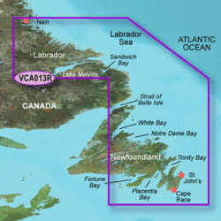 Garmin Bluechart  G2 Vision - Vca013R - Labrador Coast - Sd Card