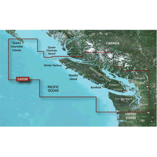 Garmin Bluechart  G2 Vision  - Vca018R - Inside - Outside Passage - Microsd/Sd, 010-C1105-00, 753759113919