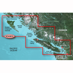 Garmin Bluechart  G2 Vision  - Vca501L - Vancouver Island - Dixon Entrance - Sd Card