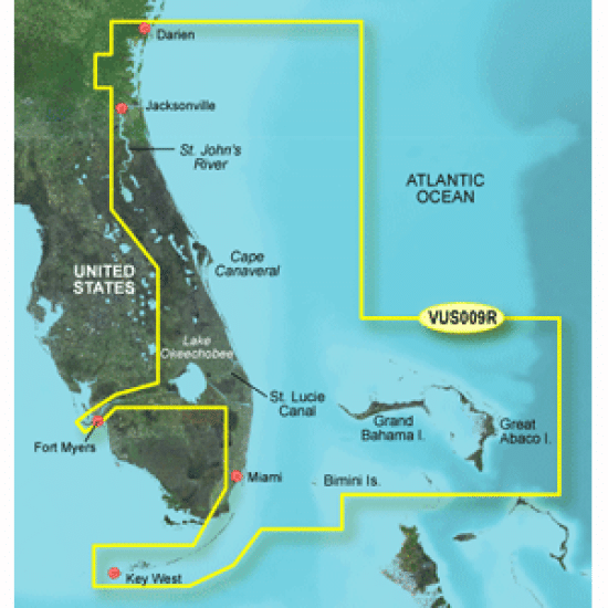 Garmin Bluechart  G2 Vision  - Vus009R - Jacksonville - Key West - Microsd/Sd, 010-C0710-00, 753759068905