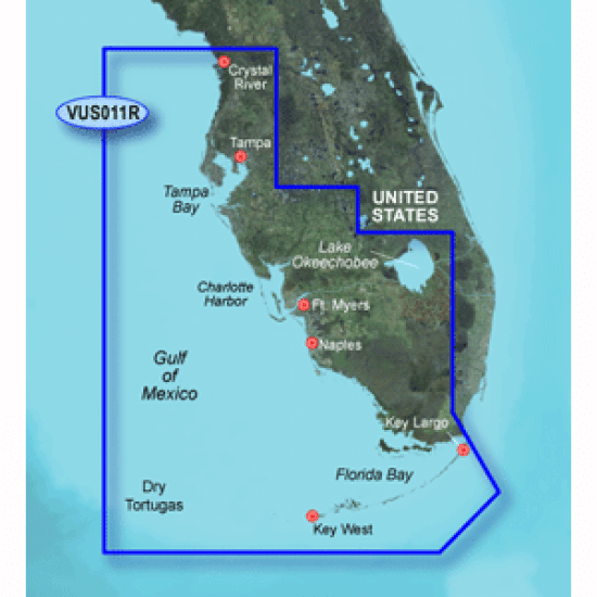 Garmin Bluechart  G2 Vision  - Vus011R - Southwest Florida - Microsd /Sd, 010-C0712-00, 753759068929