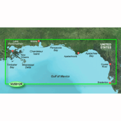 Garmin Bluechart  G2 Vision  - Vus012R - Tampa - New Orleans - Microsd /Sd