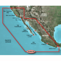 Garmin Bluechart  G2 Vision  - Vus021R - California-Mexico - Microsd /Sd