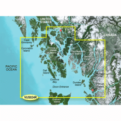 Garmin Bluechart  G2 Vision  - Vus024R - Wrangell - Dixon Entrance - Microsd/ Sd