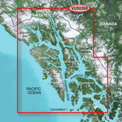 Garmin Bluechart  G2 Vision  - Vus026R - Wrangell/Juneau/Sitka - Microsd /Sd