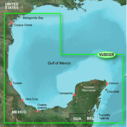 Garmin Bluechart  G2 Vision  - Vus032R - Southern Gulf Of Mexico - Microsd /Sd