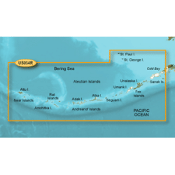 Garmin Bluechart  G2 Vision  - Vus034R - Aleutian Islands - Microsd/Sd