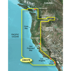 Garmin Bluechart  G2 Vision  - Vus037R - Vancouver - San Diego - Microsd/Sd