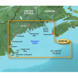 Garmin Bluechart  G2 Vision  - Vus510L - St. John - Cape Cod - Microsd /Sd