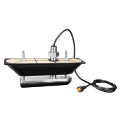 Garmin GT30-TH SS Thru-Hull DownV /SideV  Scanning Transducer w/Temp f/Hull Deadrises Less Than 5 Deg.
