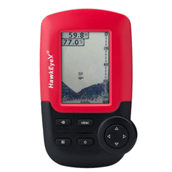 HawkEye FishTrax 1C Handheld Fish Finder w/HD Color VirtuView Display, FT1PXC, 818800003127