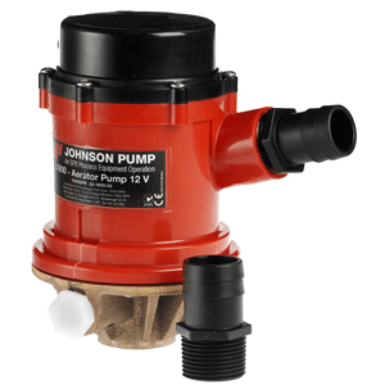 Johnson Pump Pro Series 1600 Gph Livewell/Baitwell Pump 12V, 16004B, 729321912082