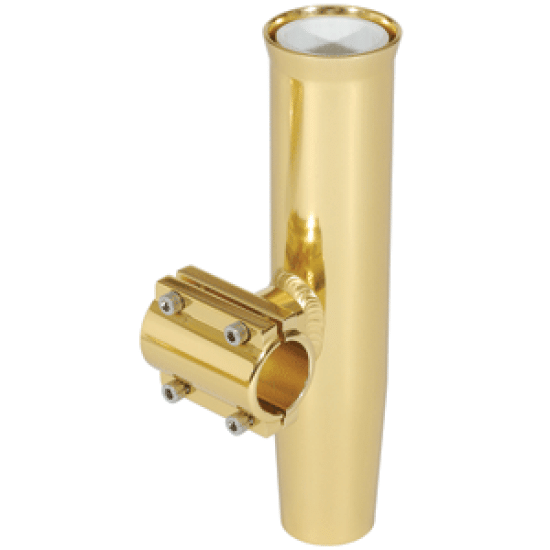 Lee'S Clamp-On Fishing Rod Holder Gold Alum Horizontal Pipe Size #2 Ra5202Gl, RA5202GL, 096811520226