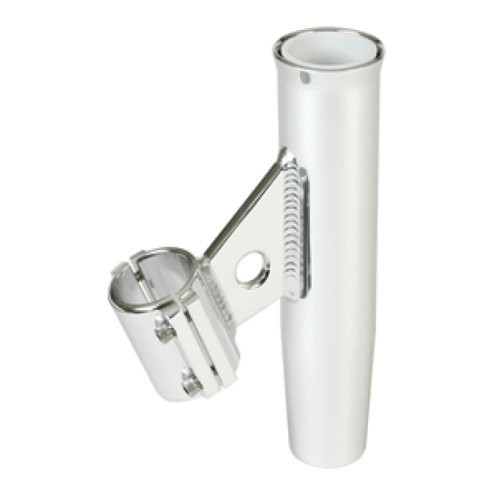 Lee'S Clamp-On Fishing Rod Holder - Silver Aluminum - Vertical Mount 1.050", RA5001SL, 096811500112