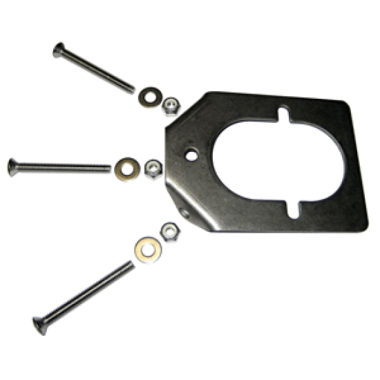 Lee'S Ss Backing Plate For 30 Degree Medium Fishing Rod Holders, RH5931, 096811590038