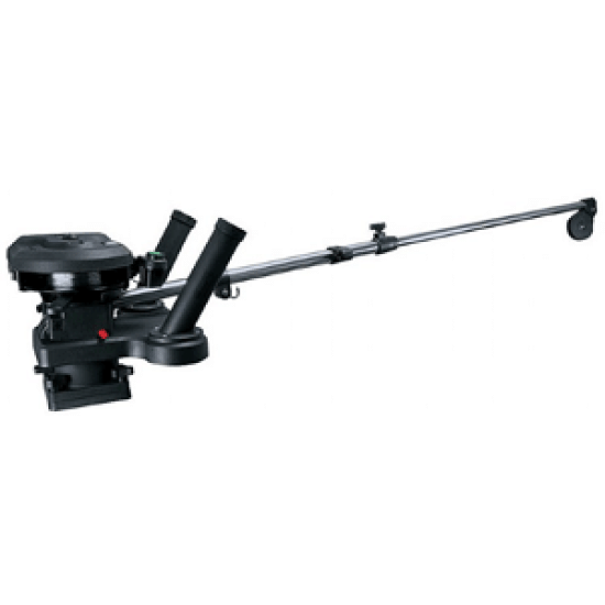 Scotty 1116 Propack 60" Telescoping Electric Downrigger w/ Dual Rod Holders and Swivel Base, 1116, 062017011165