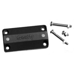 Scotty 242 Rail Fishing Rod Holder Mount Adapter 7/8-1 Black 242-Bk