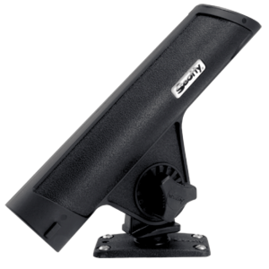 Scotty 351 Rodmaster II Rod Holder w/244 Flush Deck Mount - Black, 351, 062017003511