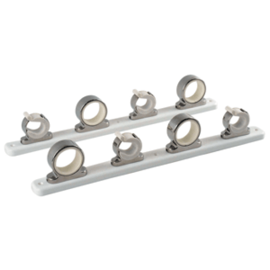 Taco 4 Fishing Rod Hanger W/Poly Rack Polished Ss F16-2752-1, F16-2752-1, 630838030094