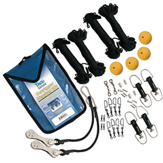 Taco Premium Double Rigging Kit For 2-Rigs On 2-Poles, RK-0002PB, 630838009977