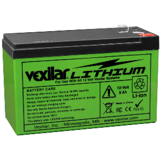 Vexilar 12V Lithium Ion Battery, V-100L, 052762209702