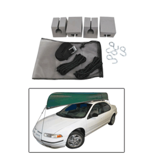 Attwood Canoe Car-Top Carrier Kit, 11437-7, 022697114372