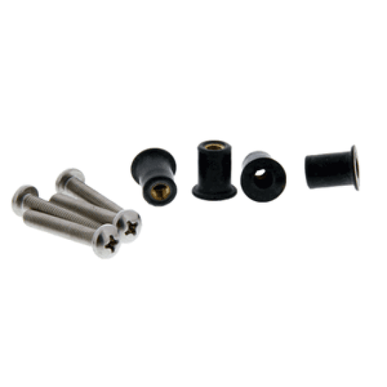 Scotty 133-4 Well Nut Mounting Kit - 4 Pack, 133-4, 062017001333