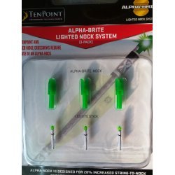 Tenpoint Wicked Ridge Alpha Brite Lighted Nock System Bright Green LED