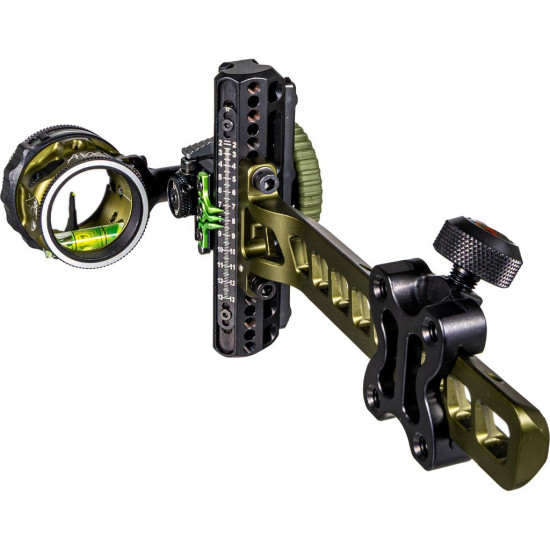 Axcel Driver Plus Slider Sight w/AVX-31 Scope Tactical BH .019 Green Fiber Single Pin RH