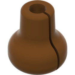 Pine Ridge Beak Button Brown 1 pk.