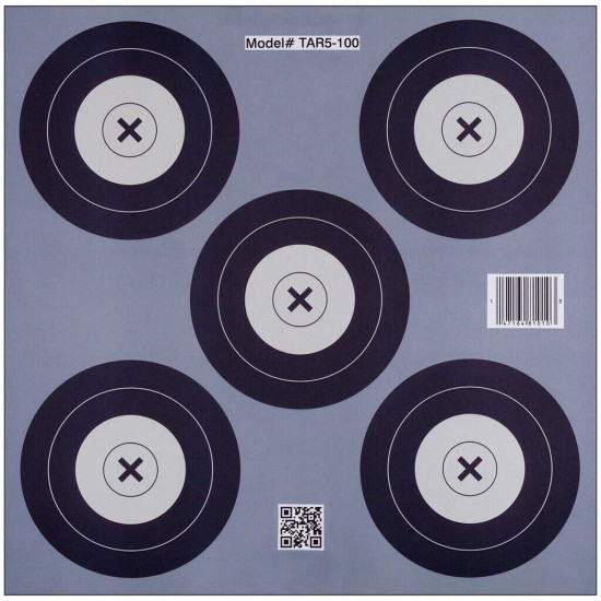 30-06 Outdoors 5-Spot Archery Targets  NFAA Indoor Style 100 Pack | 30-06 Outdoors