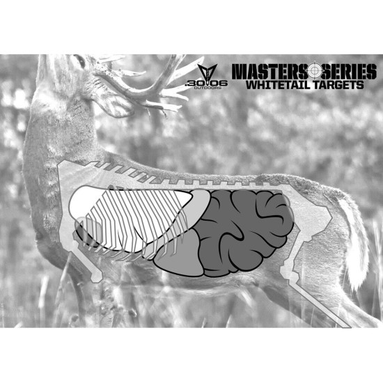 30-06  Outdoors  Whitetail  Paper  Target  5-Piece  Pack