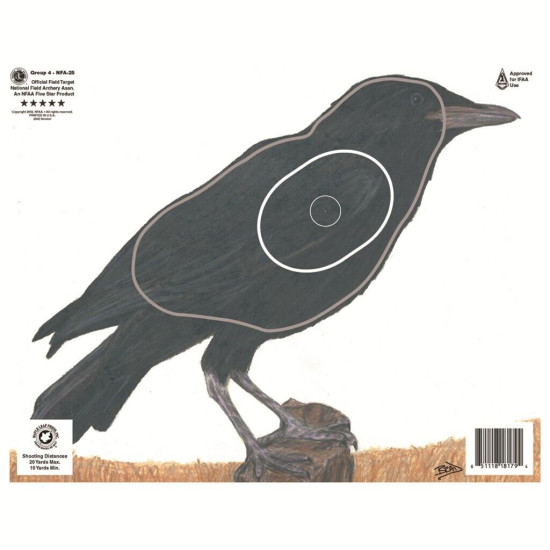 Maple Leaf NFAA Animal Faces Group 4 Crow