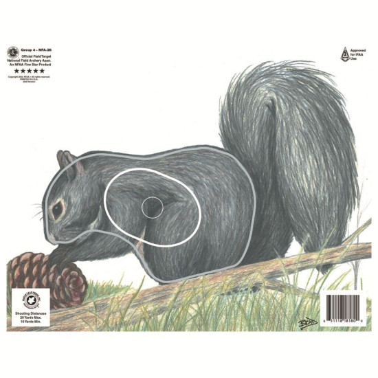 Maple Leaf NFAA Animal Faces Group 4 Squirrel