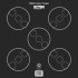 Maple Leaf S3DA 3D Target Face Black ASA 25 pk.