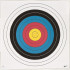 Maple Leaf Target Face FITA 10-Ring 60 cm. 25 pk.