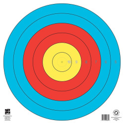 Maple Leaf Target Face FITA 6-Ring 80 cm. 1 pk.