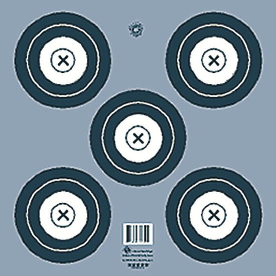 Maple Leaf Target Face NFAA Indoor 5-Spot 100 pk.