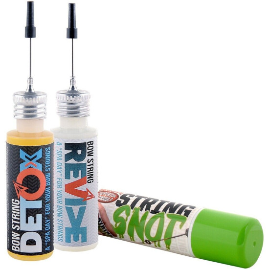 30-06 Outdoors Bowstring Wash & Wax 3 Pc. Combo Pack ? Yellow Cleaning & Conditioning System