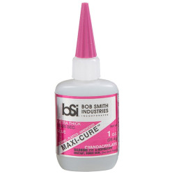 Bob Smith Industries Maxi-Cure Extra Thick CA Glue (1 oz) – Fast-Set Archery Fletching & Insert Adhesive