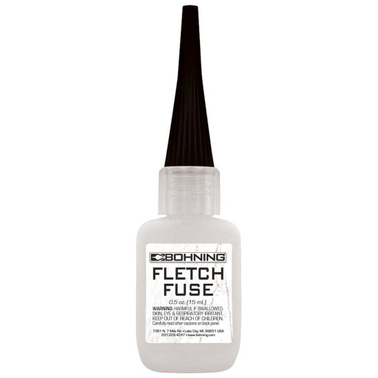 Bohning Fletch Fuse Adhesive 0.5 oz - Clear Fletching Glue